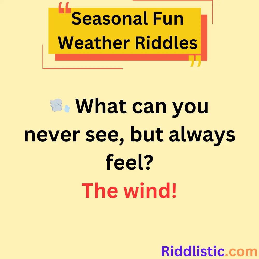 Riddles About Wind