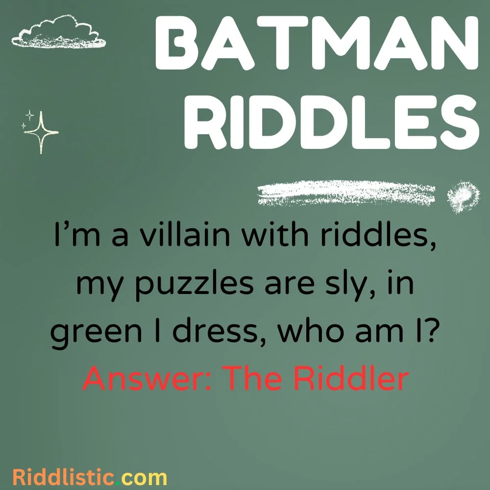 Solve Batman Riddles