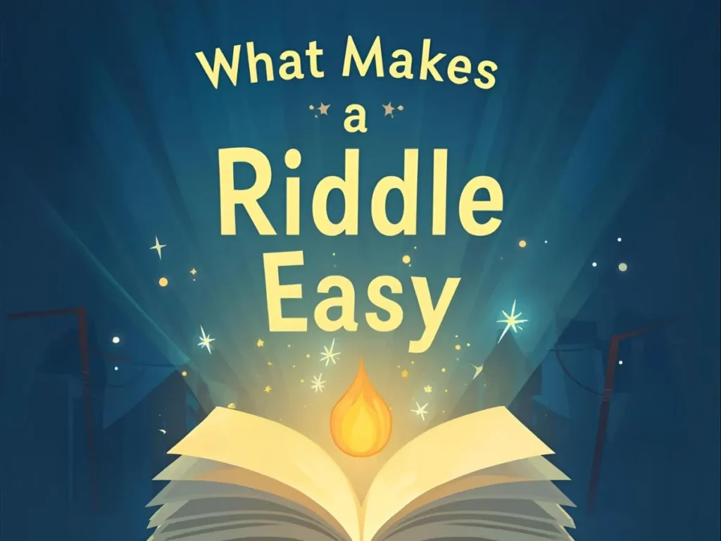 What Makes a Riddle Easy